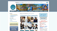 Desktop Screenshot of berkeleycitycollege.edu